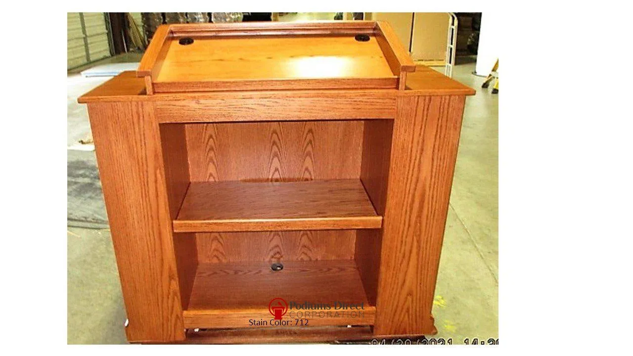 Handcrafted Solid Hardwood Lectern Colonial with Wings. FREE SHIPPING!