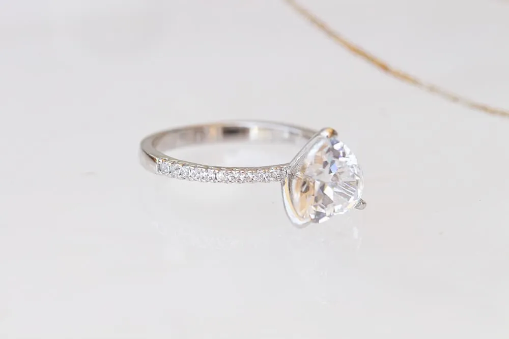 HEART ENGAGEMENT RING
