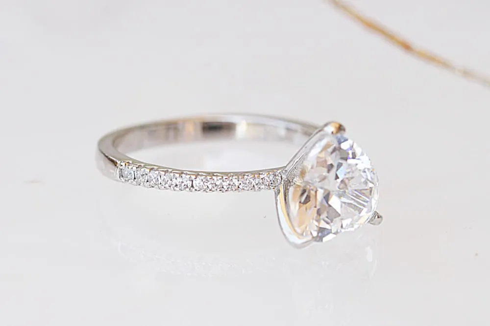 HEART ENGAGEMENT RING