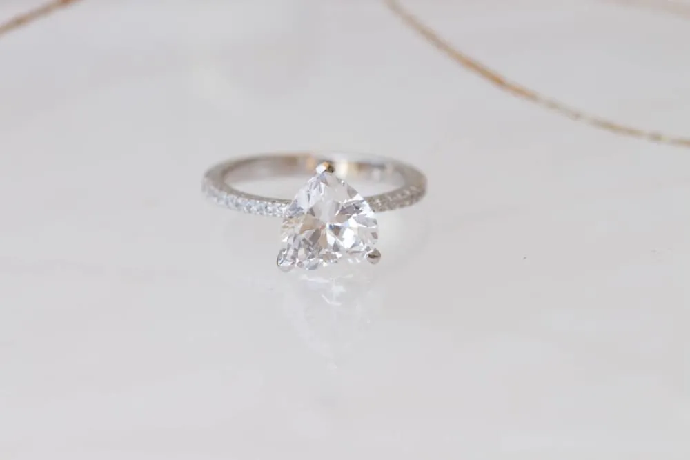 HEART ENGAGEMENT RING