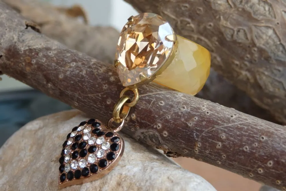 Heart shape ring