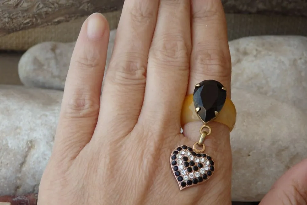 Heart shape ring