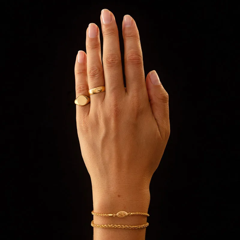 Iris Bracelet, Citrine, Gold