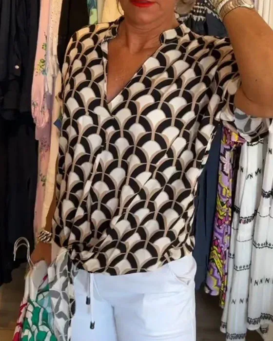 Isabella I Fashionable Printed Top