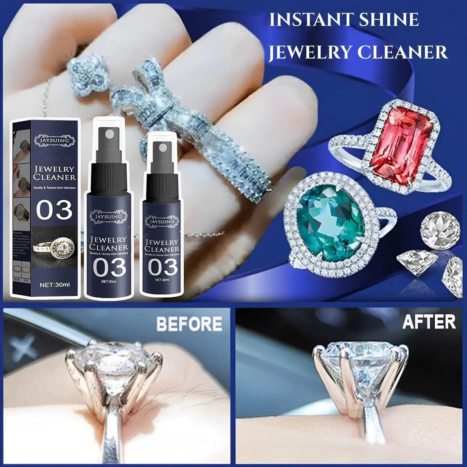JEWELRY CLEANER SPRAY - RESTORING THE LUSTER