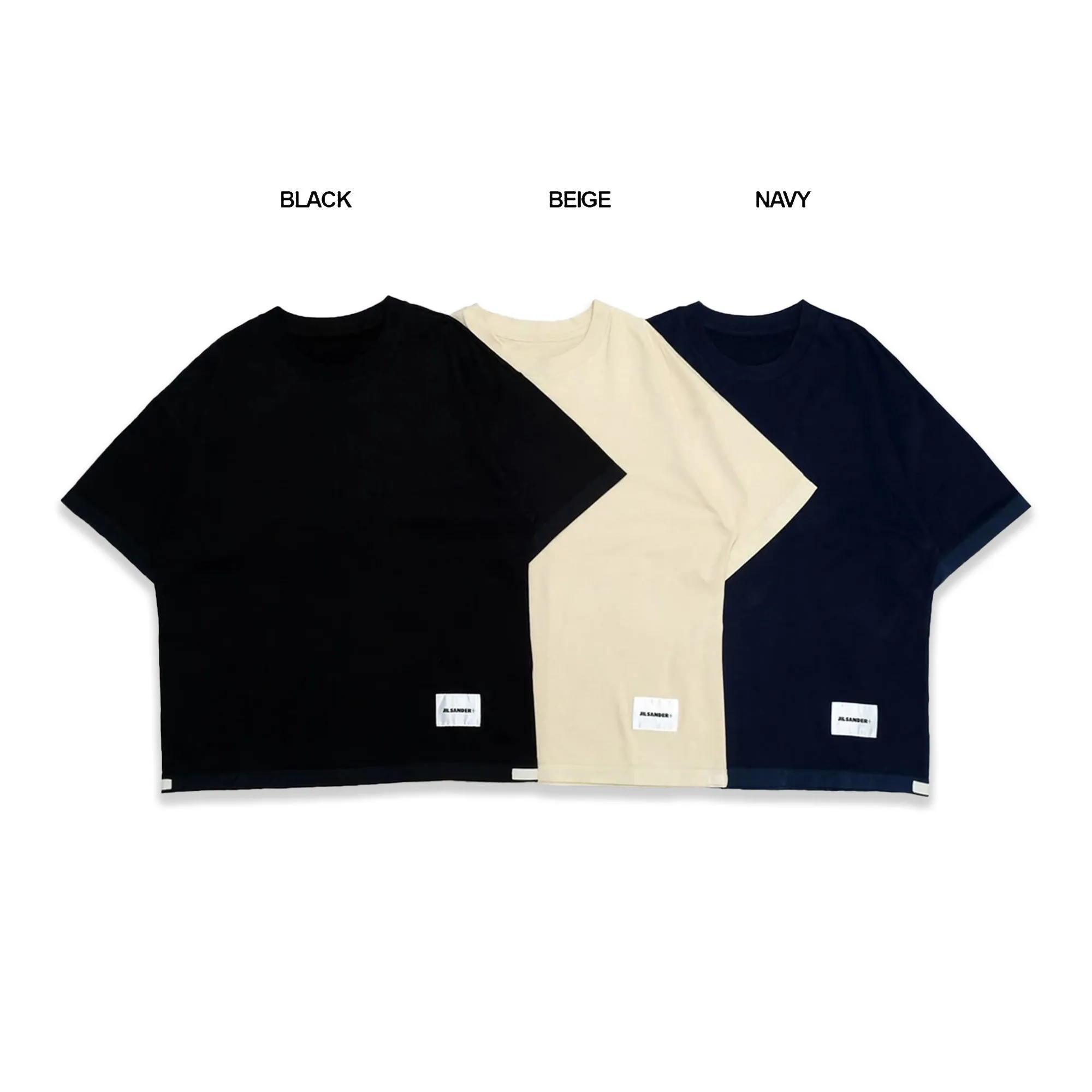 JSD Boxy Bottom Patch Logo T-Shirt