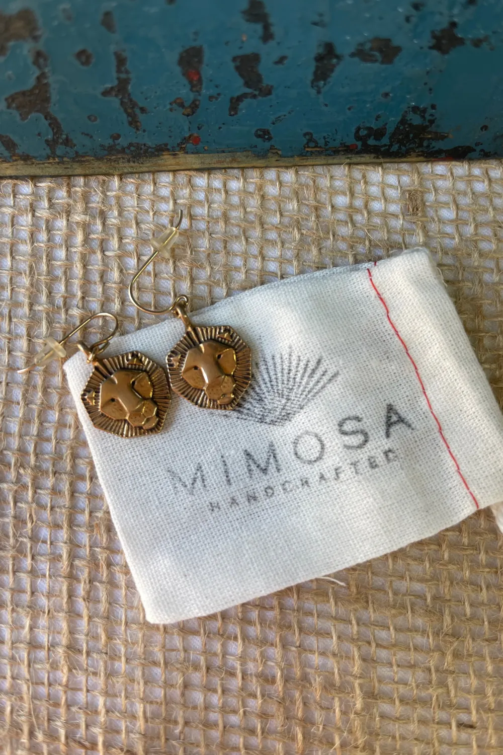 LION EARRINGS | MIMOSA HANDCRAFTED