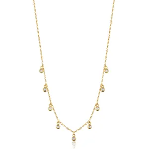 Medium Dangling Diamonds Necklace