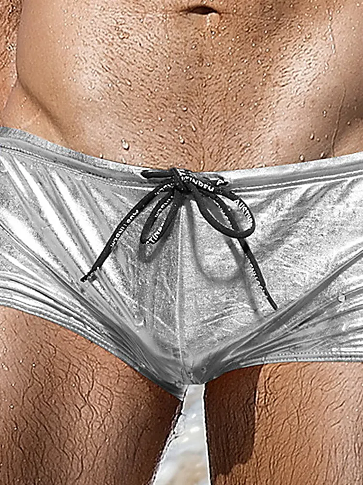Mens Fashionable Flash Swim Fitness Trunks