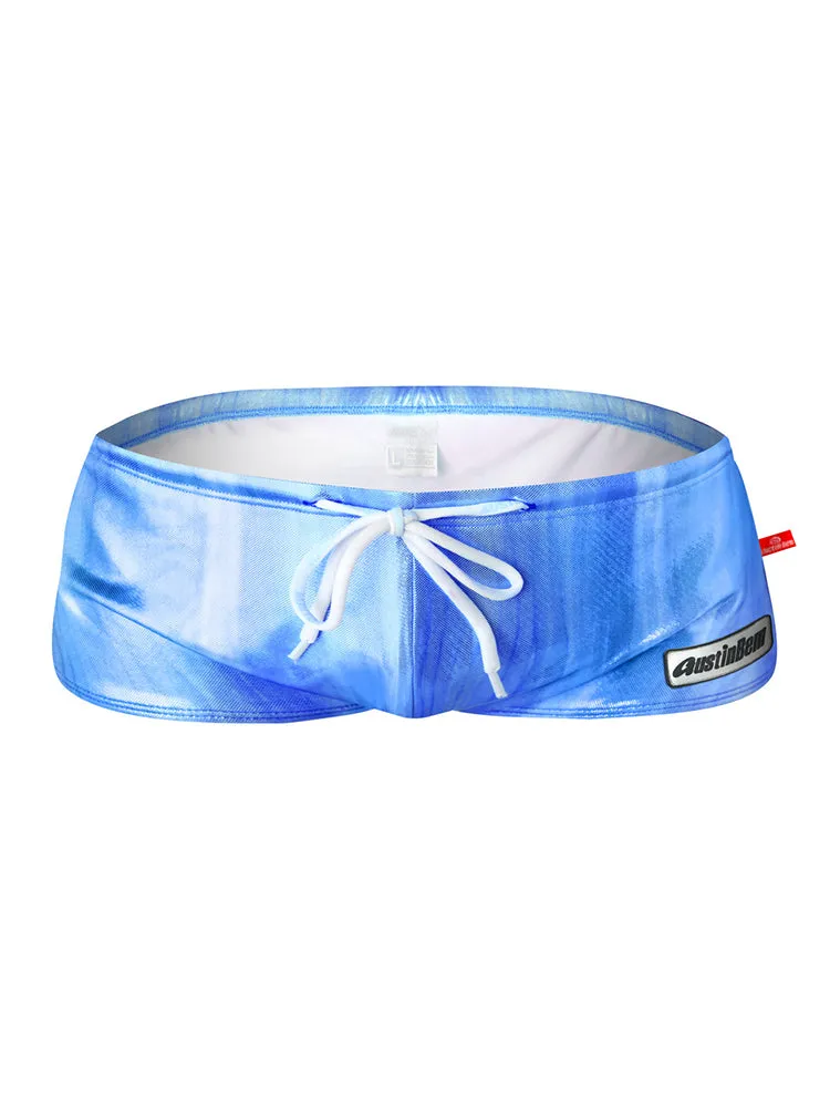 Mens Fashionable Flash Swim Fitness Trunks