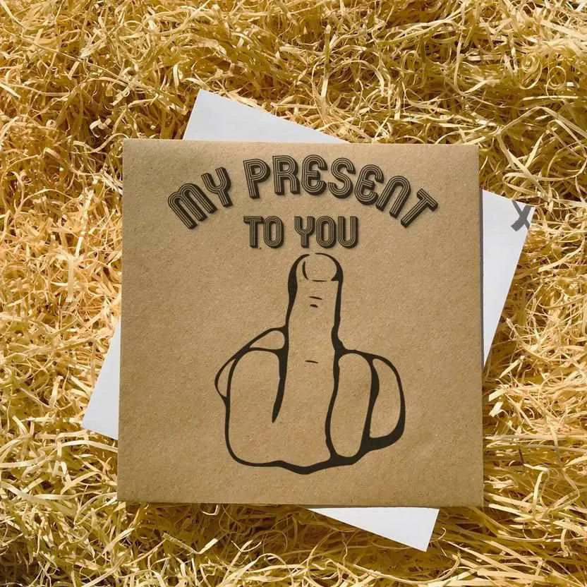 My Present To You Greetings Card