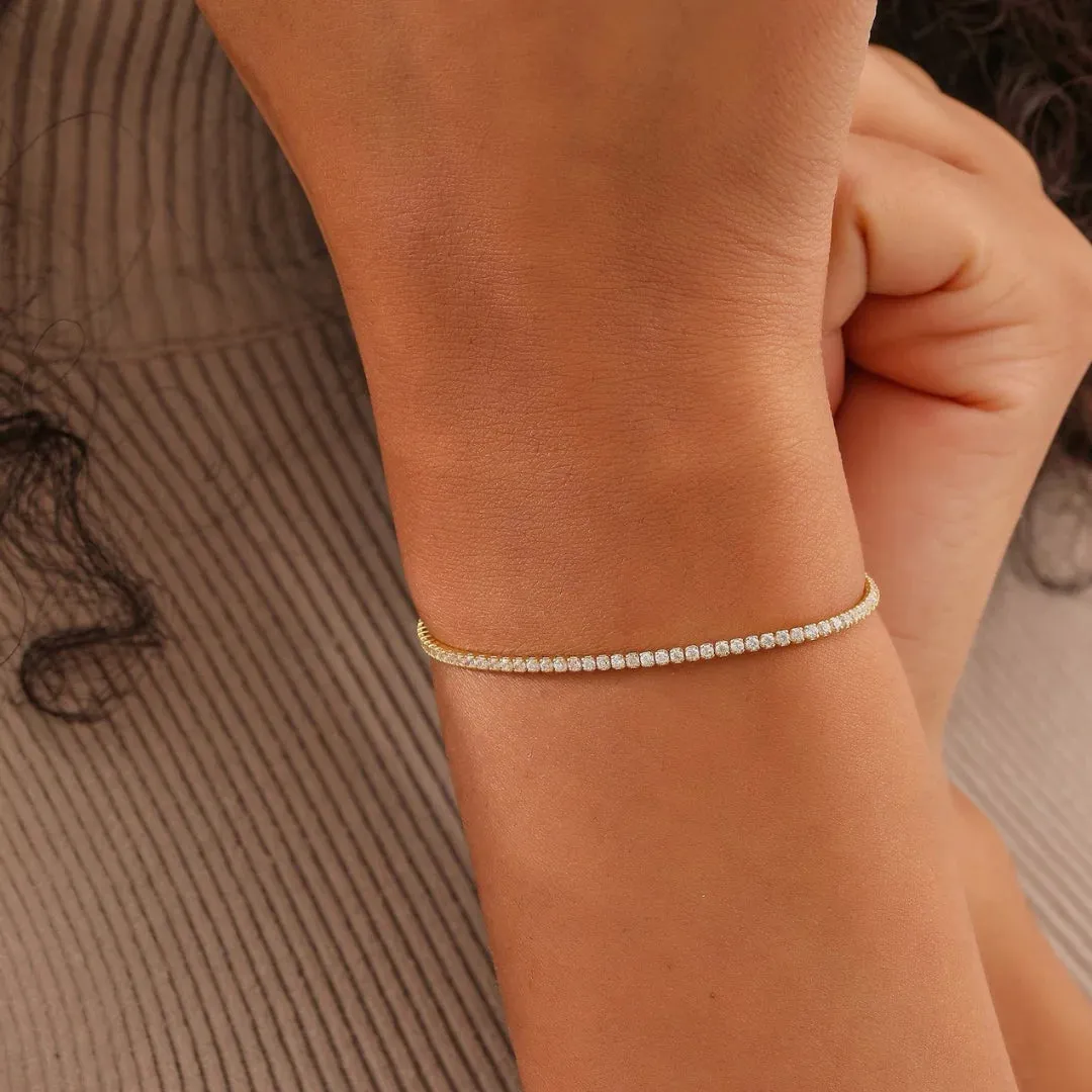 Nerea Dainty Tennis Bracelet
