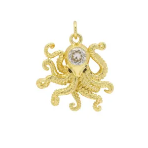 Octopus Charm For Charm Necklace & Bracelet