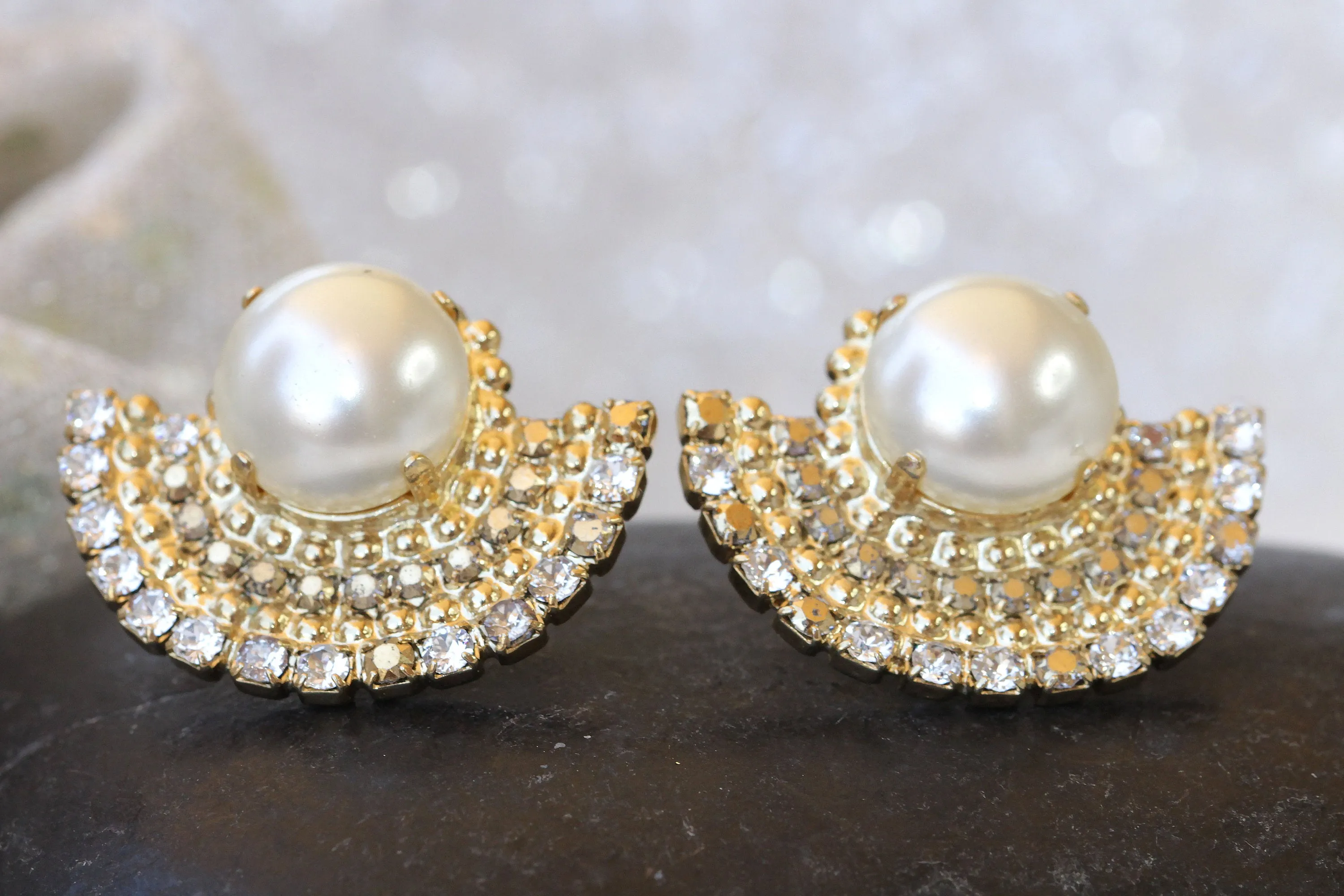 PEARL BRIDAL EARRINGS,