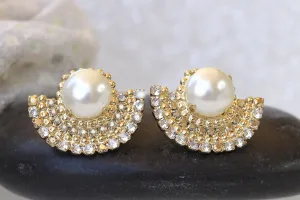 PEARL BRIDAL EARRINGS,