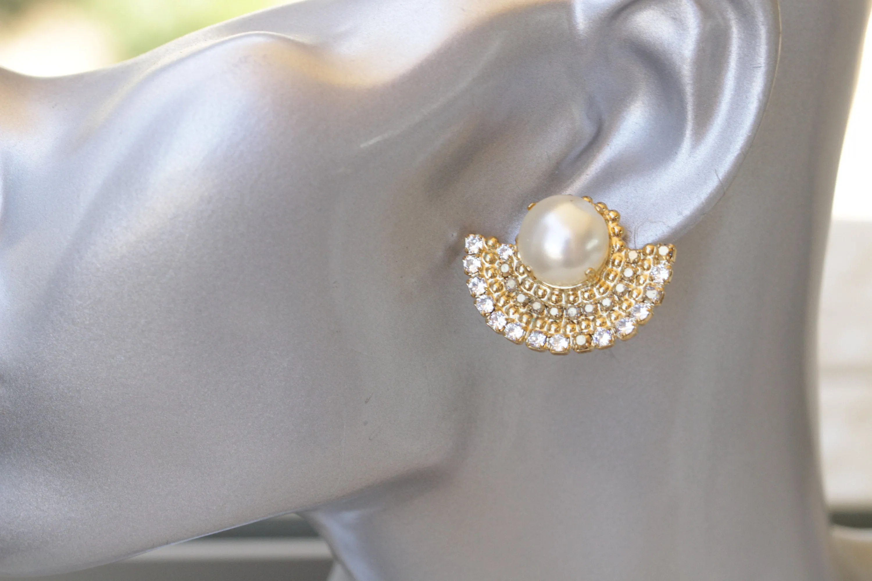 PEARL BRIDAL EARRINGS,