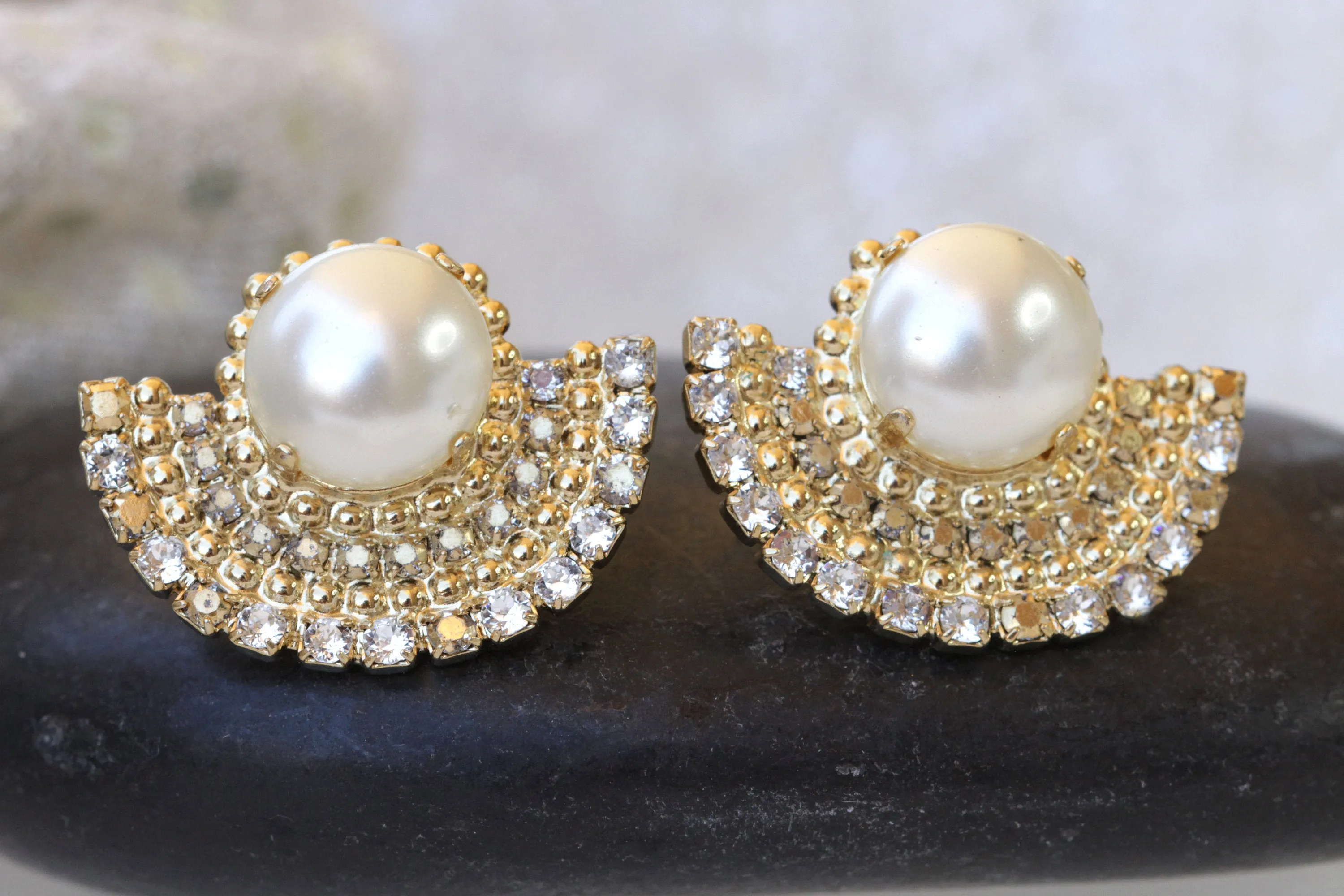 PEARL BRIDAL EARRINGS,