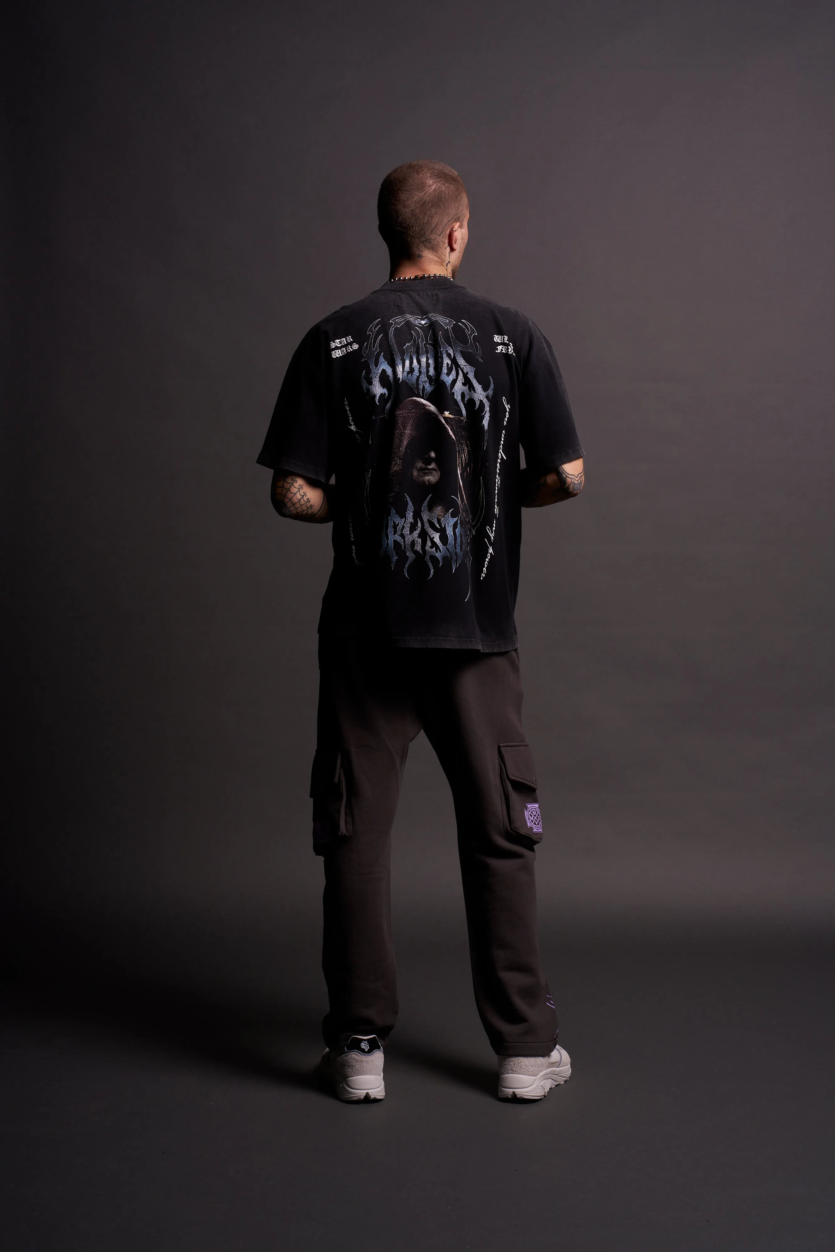 Rule The Galaxy "Premium" Oversized Tee in Black