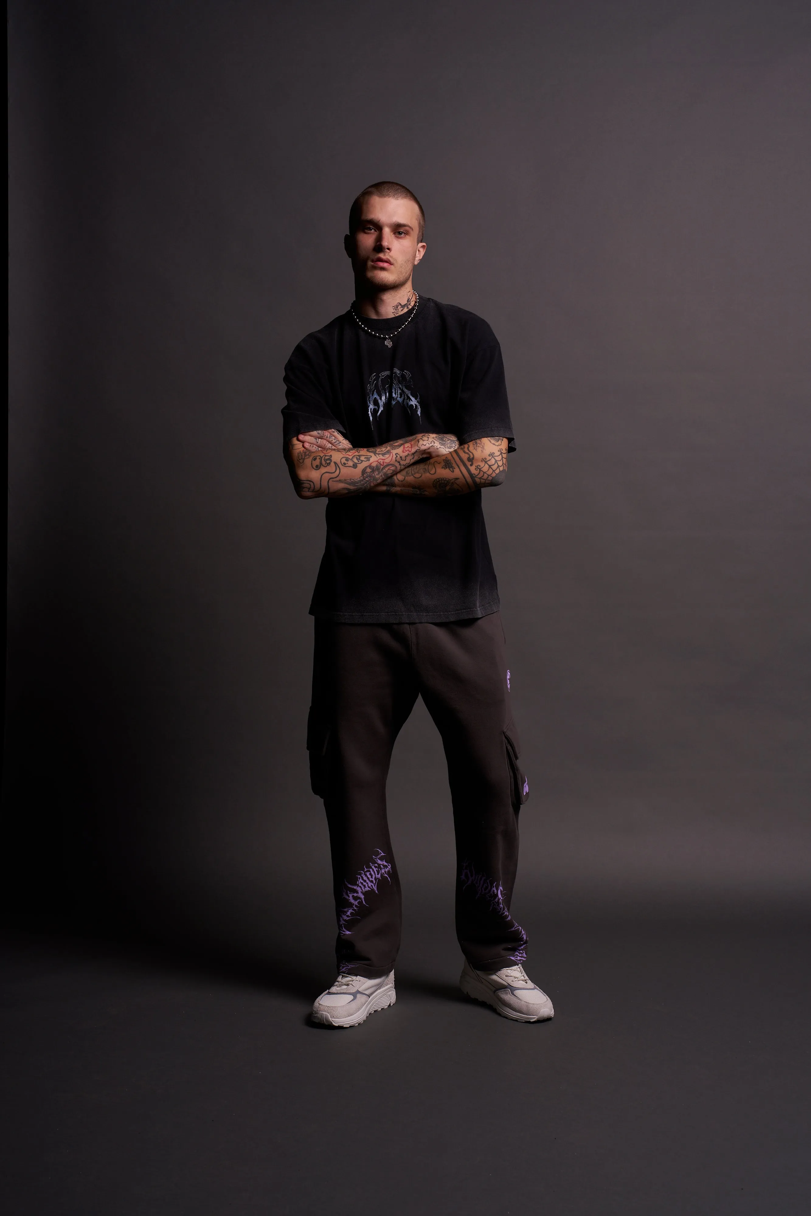 Rule The Galaxy "Premium" Oversized Tee in Black