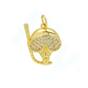 Scuba Diver Charm For Charm Necklace & Bracelet