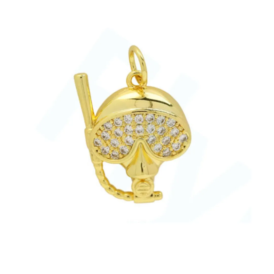 Scuba Diver Charm For Charm Necklace & Bracelet