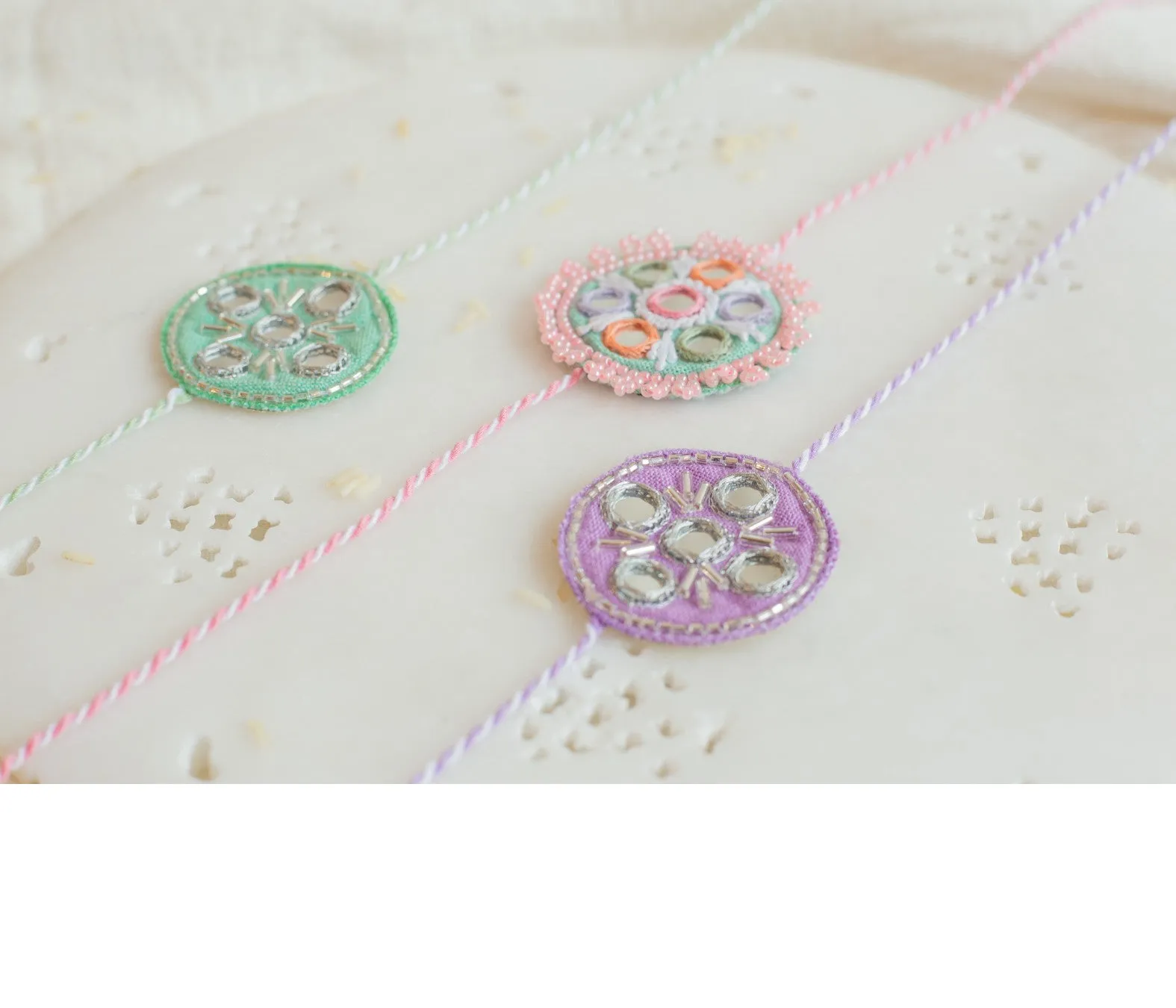 Shesha Rakhi (Set of 3)