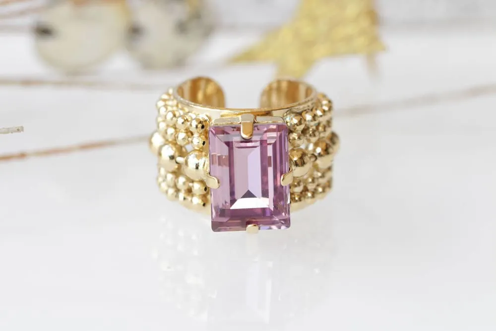 SMOKEY QUARTZ RING