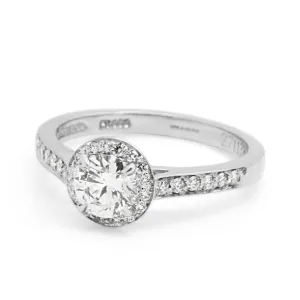 Tiffany & Co. 0.60ct Diamond Halo Design Ring
