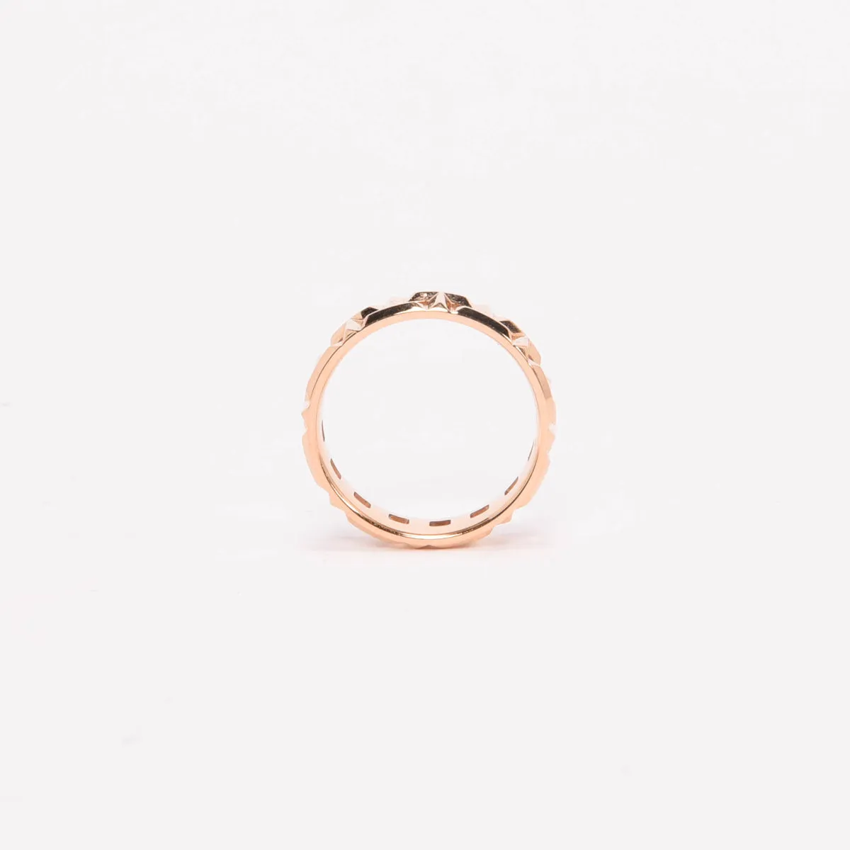 Tiffany & Co 18k Rose Gold Tiffany T True Wide Ring