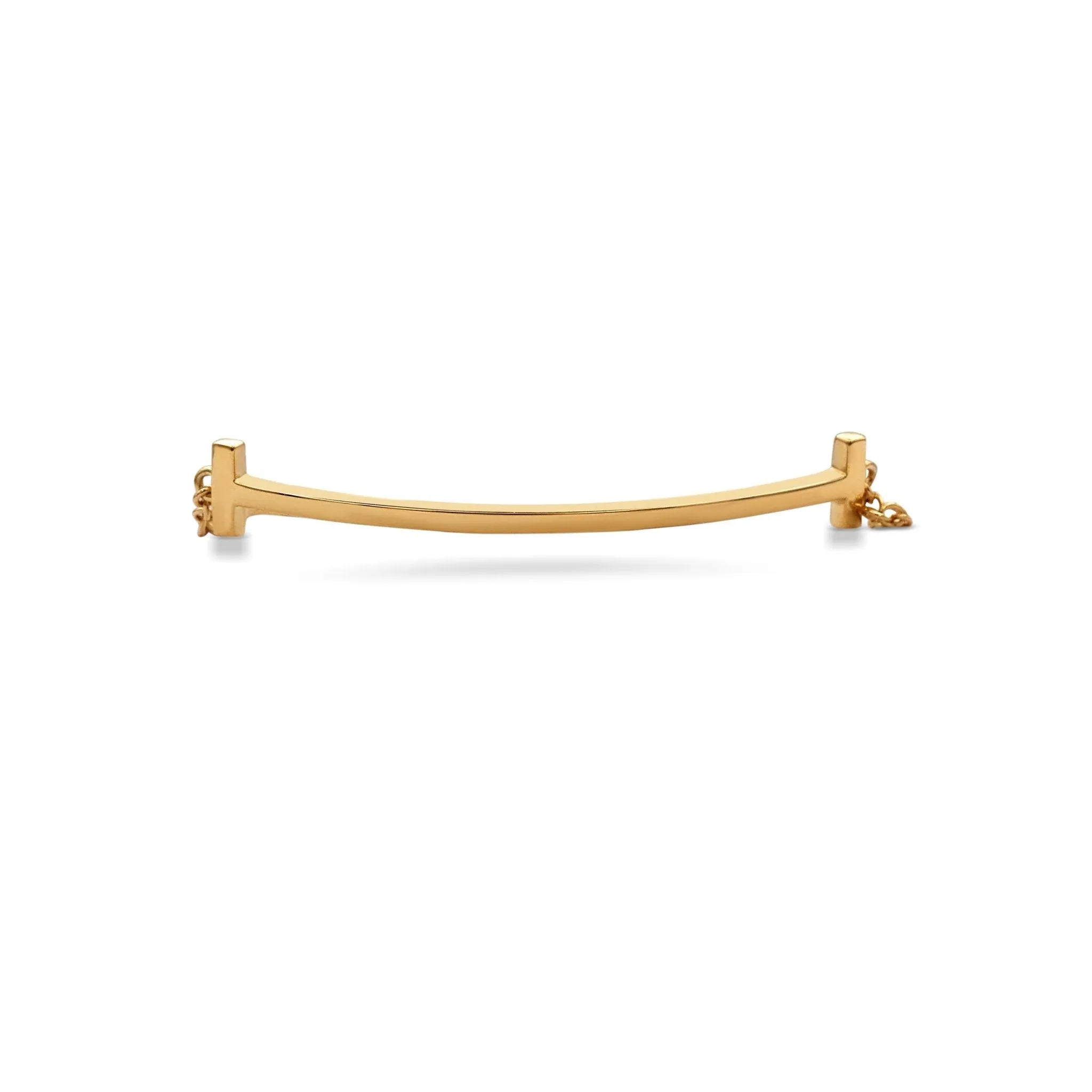 Tiffany T Smile Bracelet Medium  - 18ct Yellow Gold