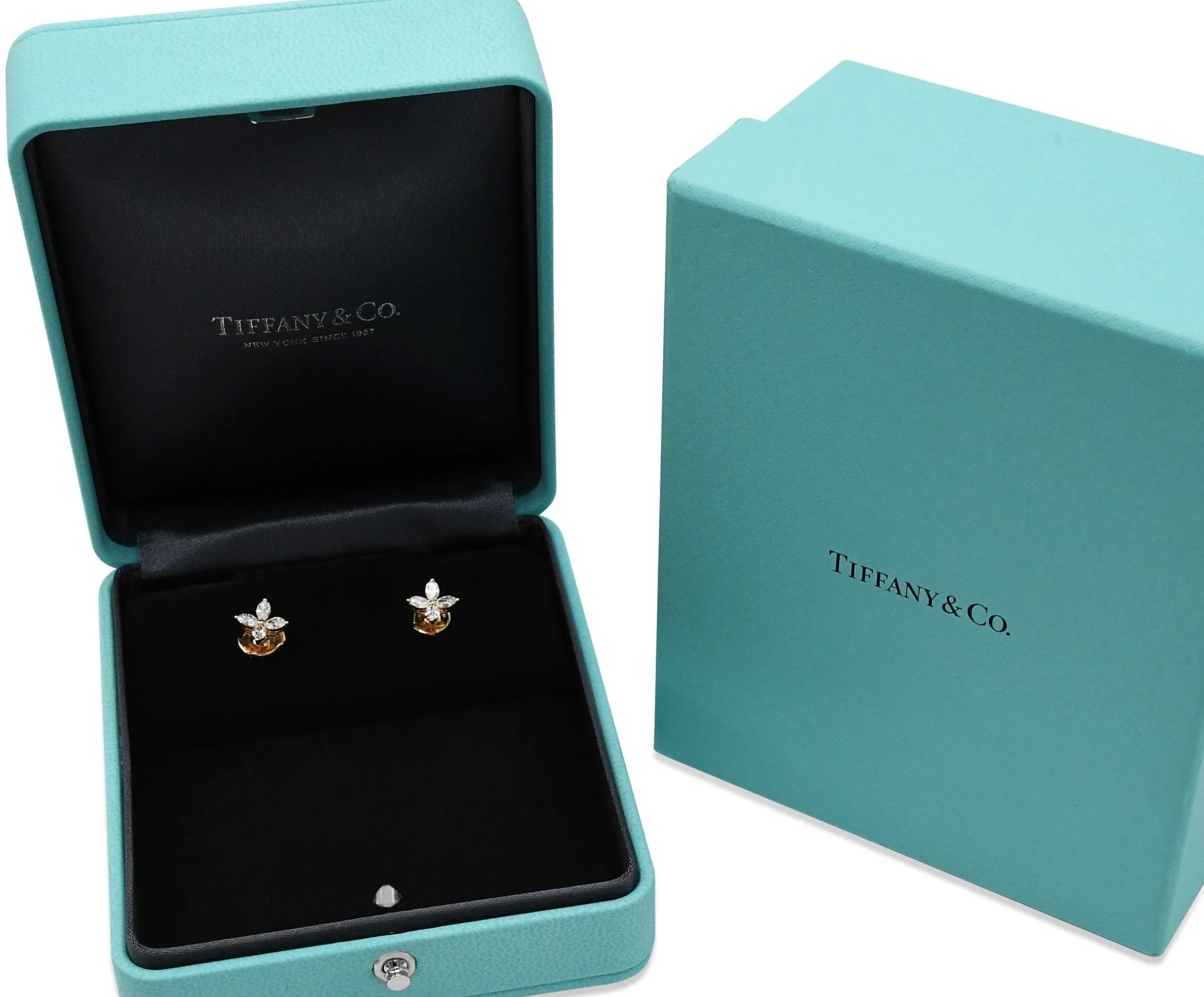 Tiffany Victoria Diamond Set Earrings - Rose