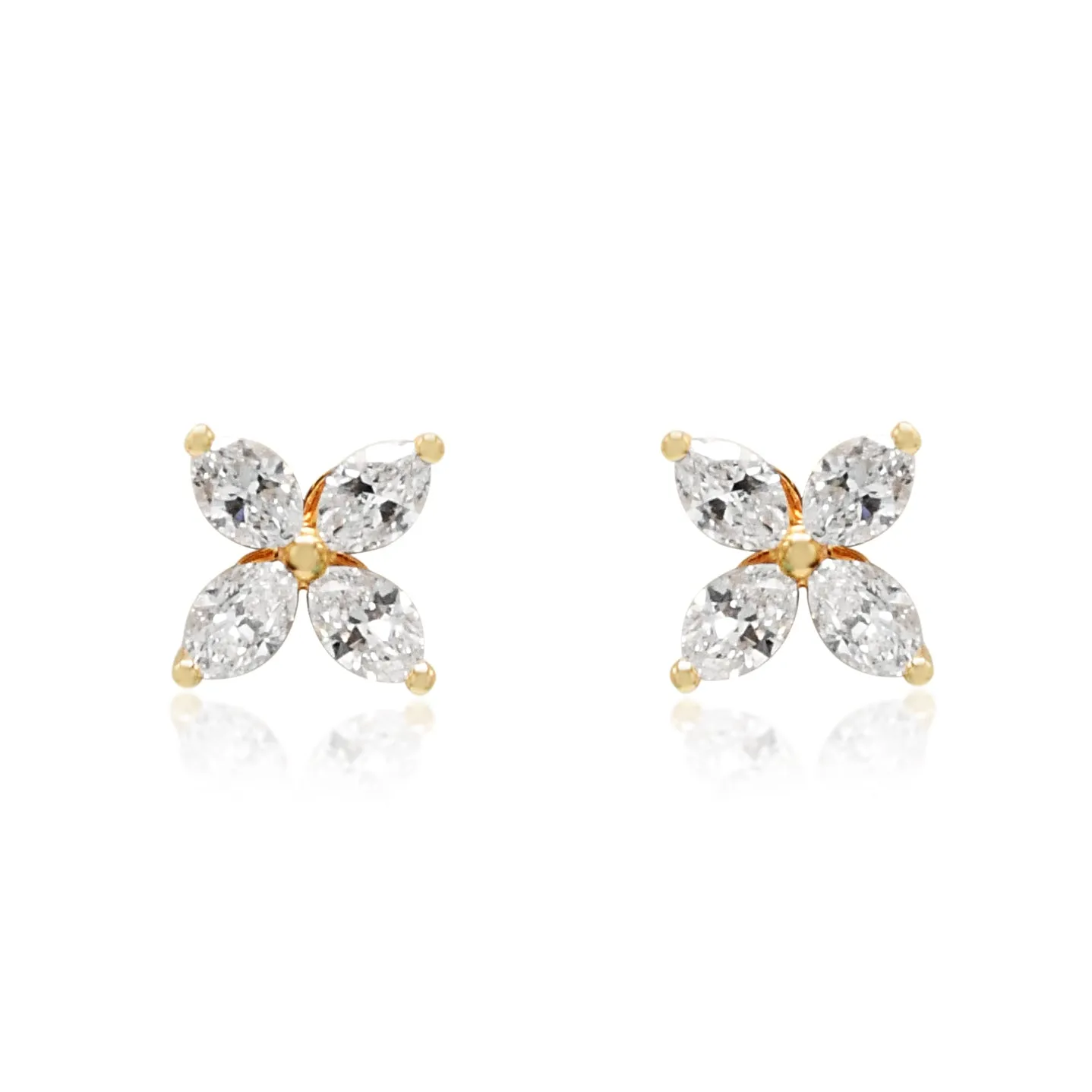 Tiffany Victoria Diamond Set Earrings - Rose