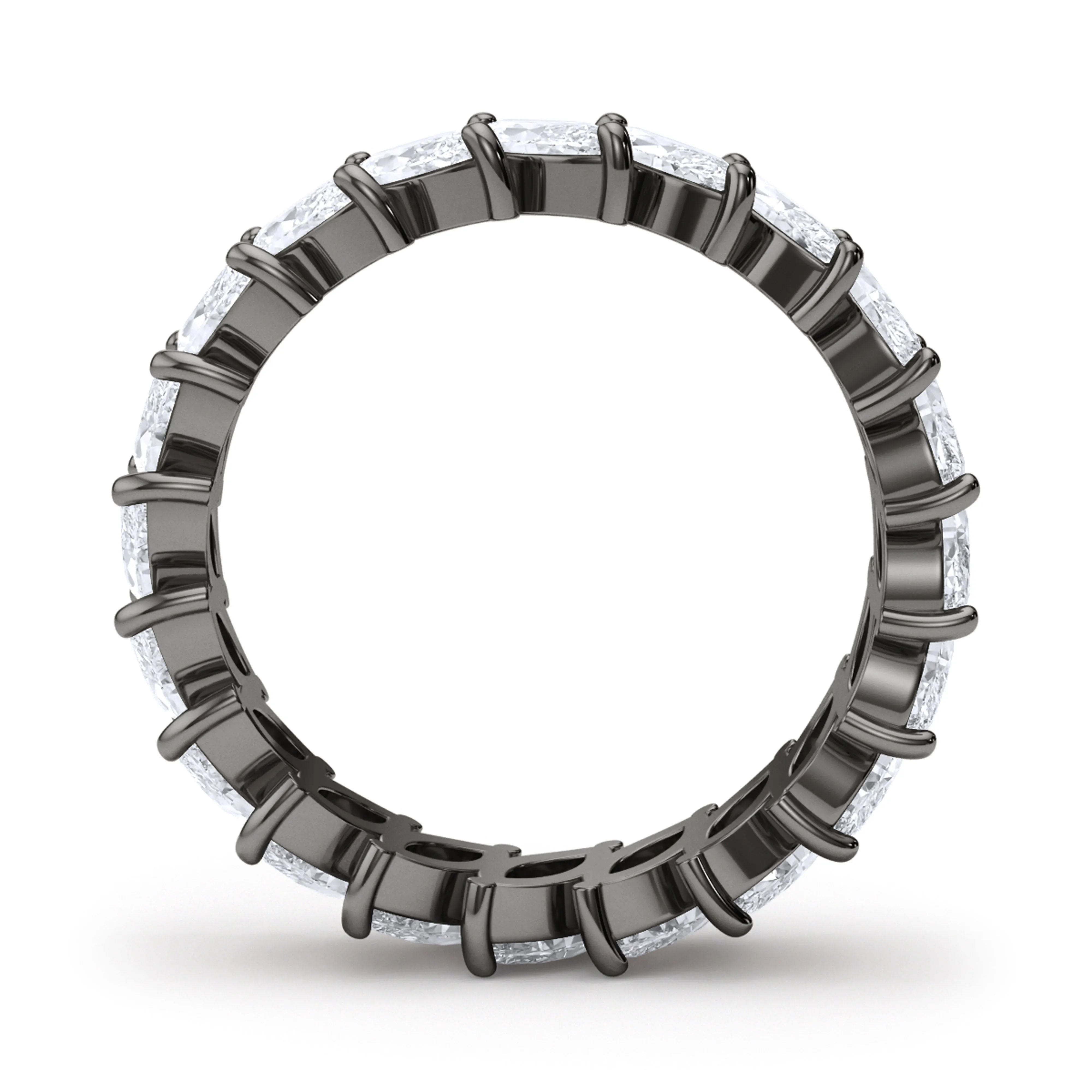 Tilted Marquise Diamond Eternity Band