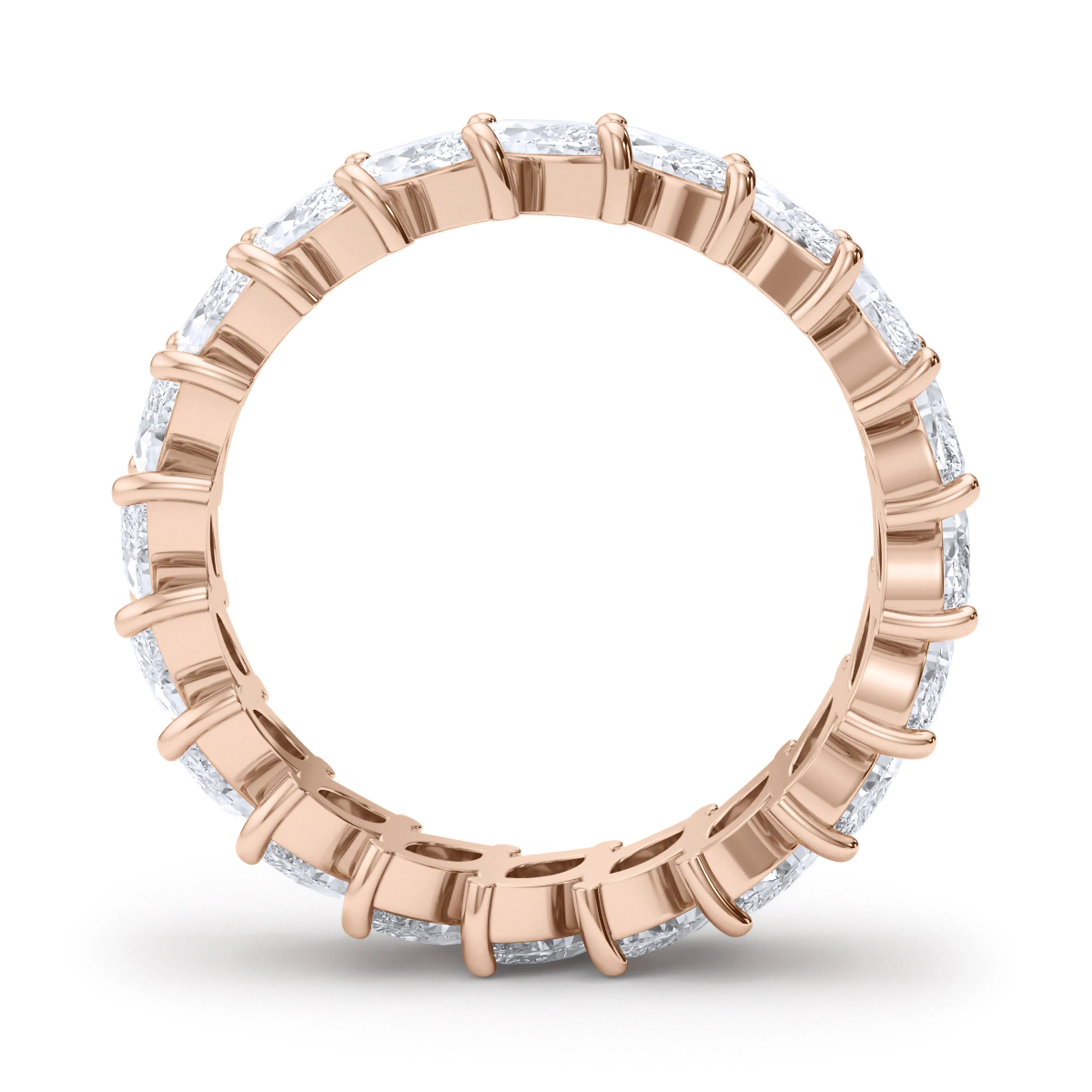 Tilted Marquise Diamond Eternity Band