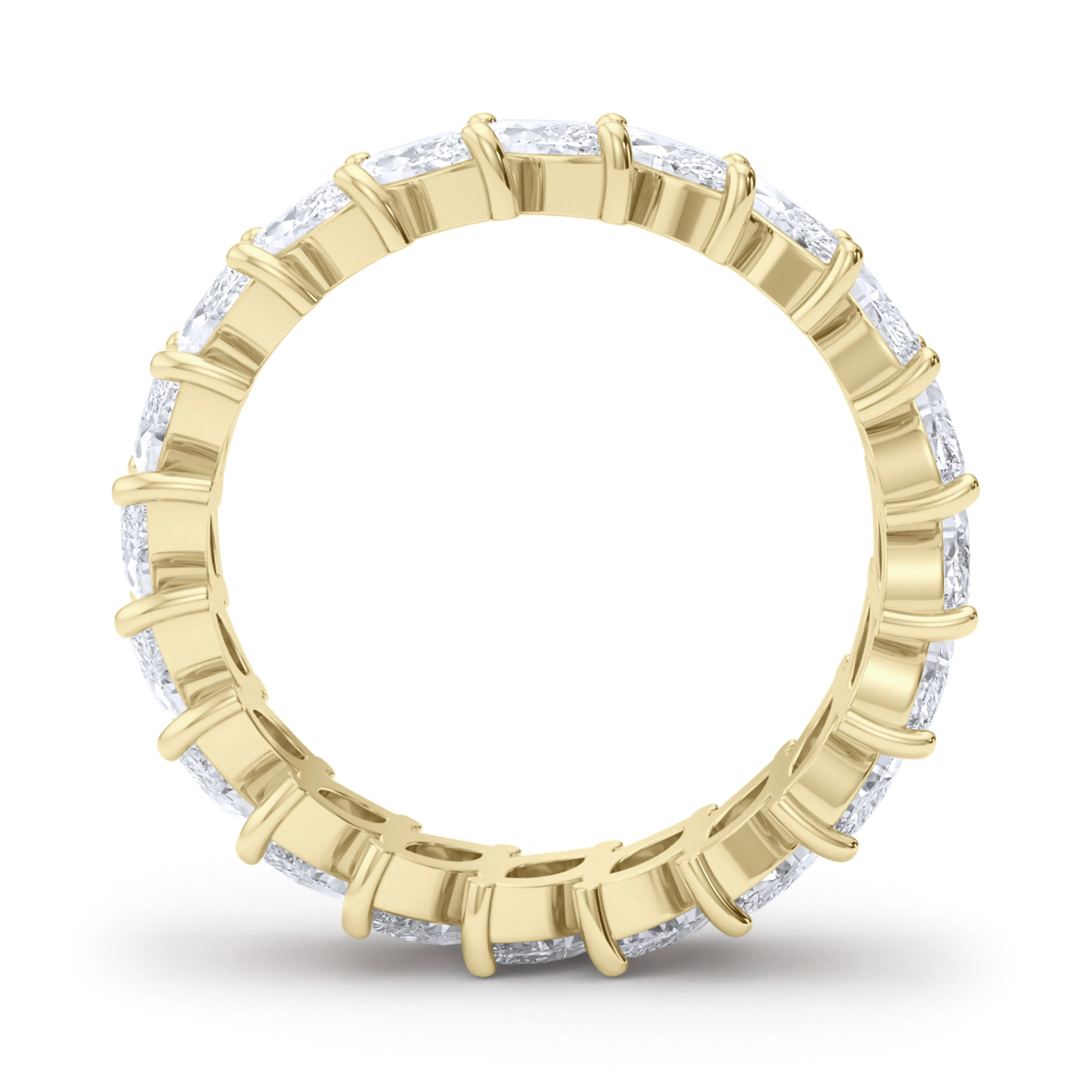 Tilted Marquise Diamond Eternity Band