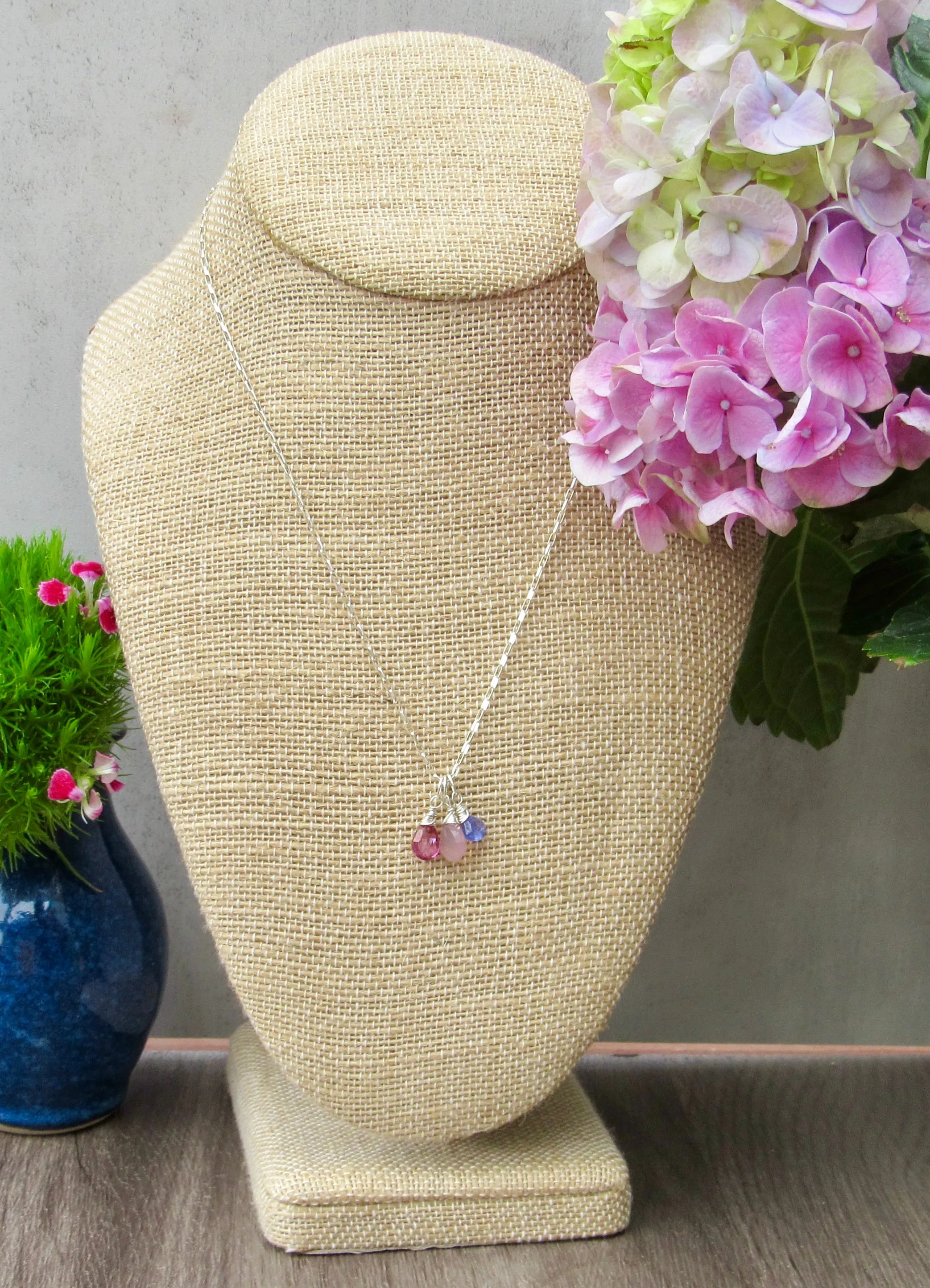 Triple Charm Necklaces