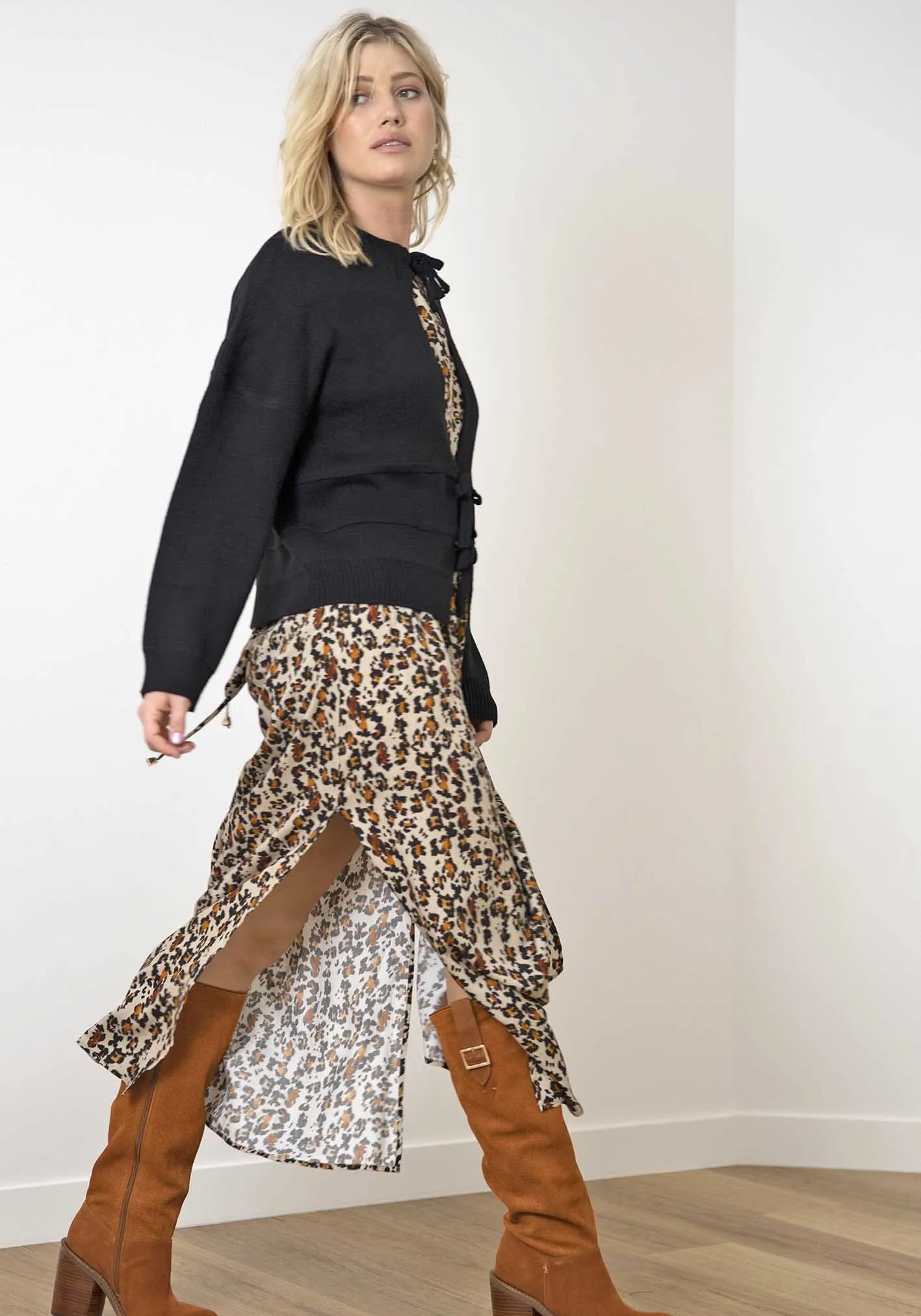 Untamed Animal Print Resort Maxi Dress