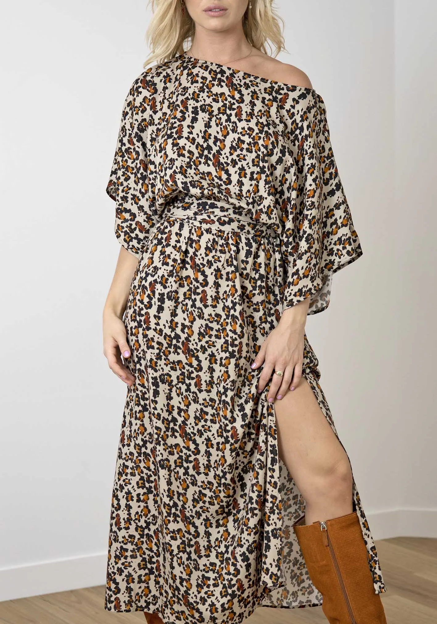 Untamed Animal Print Resort Maxi Dress