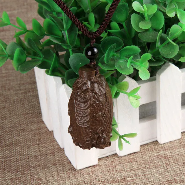 Vintage Necklace Big Pendant Ethnic Necklace Wooden Fish Long Necklace Ethnic Jewelry Maxi Necklace For Women Wholesale Price