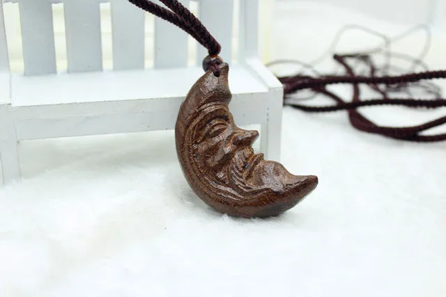 Vintage Necklace Big Pendant Ethnic Necklace Wooden Fish Long Necklace Ethnic Jewelry Maxi Necklace For Women Wholesale Price