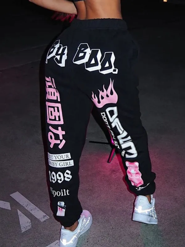 Women's Pants Printed Fashionable Loose Casual Harun Pants