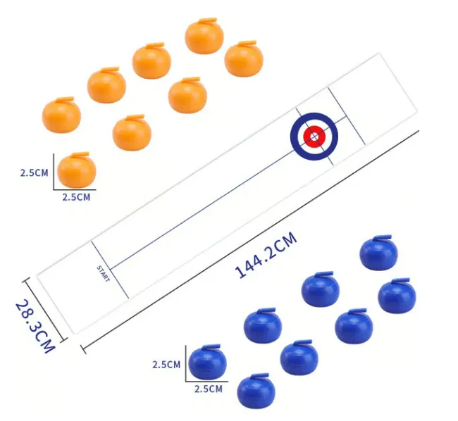 Xmas Hot Sales   New Tabletop Family Curling Game